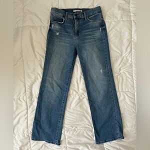 Whetherly Distressed Denim Straight Jeans